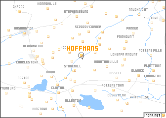 map of Hoffmans