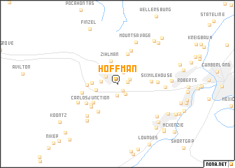 map of Hoffman