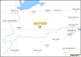 map of Hoffman