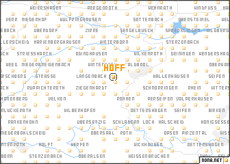 map of Hoff