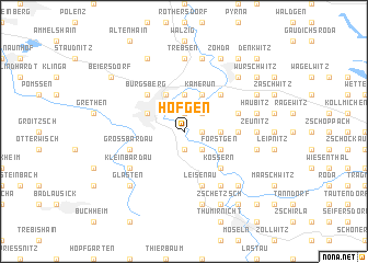 map of Höfgen