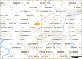 map of Höfgen