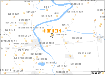 map of Hofheim