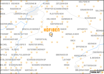 map of Hof Iben