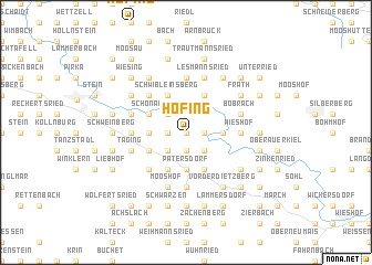 map of Höfing