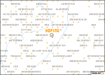 map of Hofing