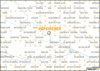 map of Hofkirchen