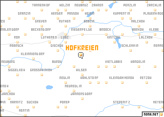 map of Hof Kreien