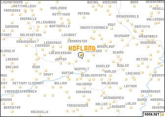 map of Hofland