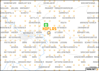 map of Höflas