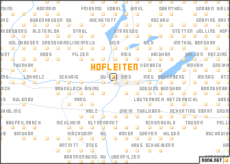 map of Hofleiten