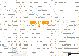 map of Höflerbach