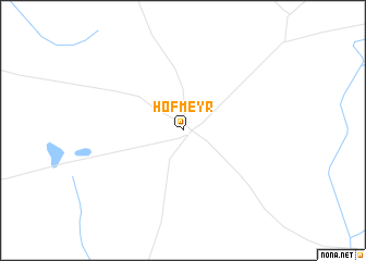 map of Hofmeyr