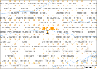 map of Hofmühle