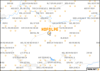 map of Hofolpe