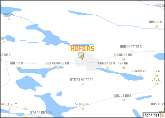 map of Hofors