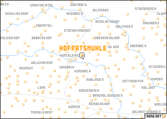 map of Hofratsmühle