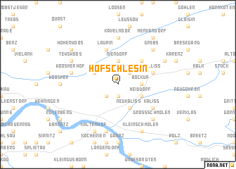 map of Hof Schlesin