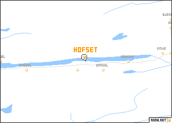 map of Hofset