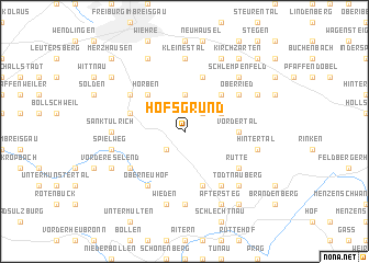 map of Hofsgrund