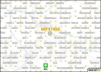 map of Hofstade