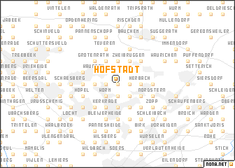 map of Hofstadt