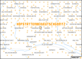 map of Hofstätten bei Deutsch Goritz