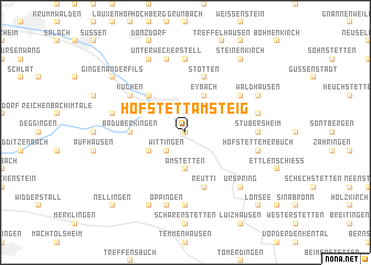 map of Hofstett am Steig