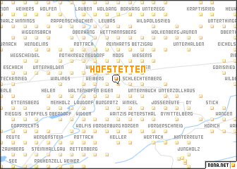 map of Hofstetten