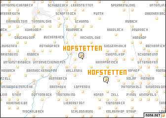 map of Hofstetten