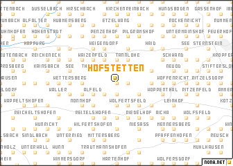 map of Hofstetten