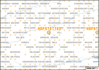 map of Hofstetten