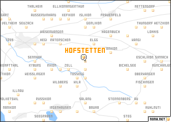 map of Hofstetten