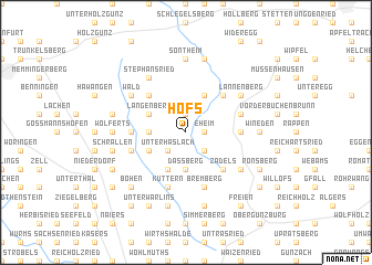 map of Hofs