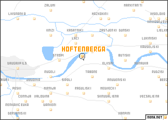 map of Hoftenberga