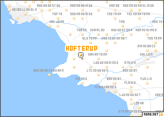 map of Hofterup