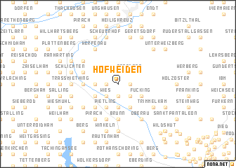 map of Hofweiden