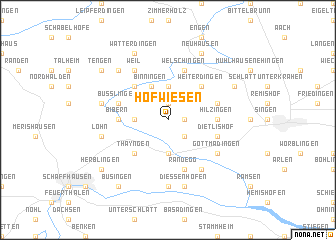 map of Hofwiesen