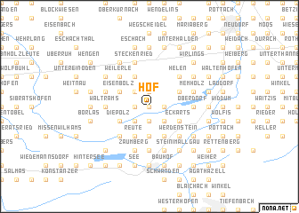 map of Hof