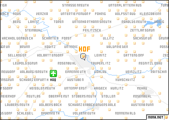 map of Hof