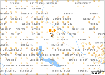 map of Hof