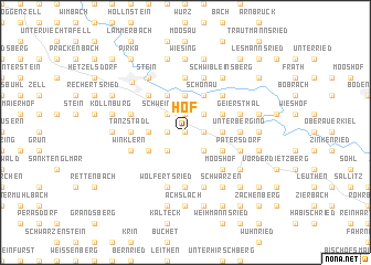 map of Hof