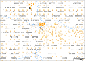 map of Hof