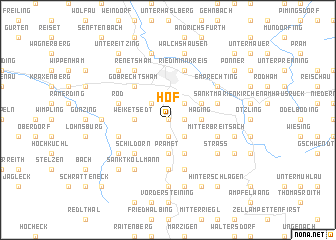 map of Hof