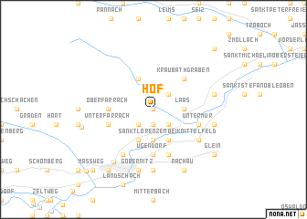 map of Hof