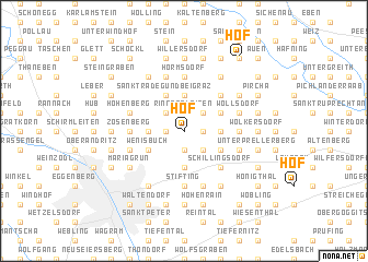 map of Höf