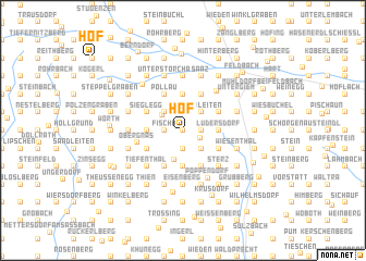 map of Höf