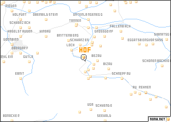 map of Hof