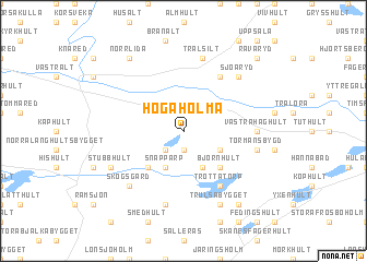 map of Högaholma