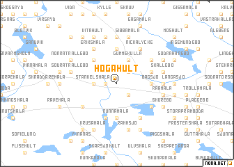 map of Högahult